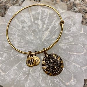 Alex and Ani gold hamsa bracelet